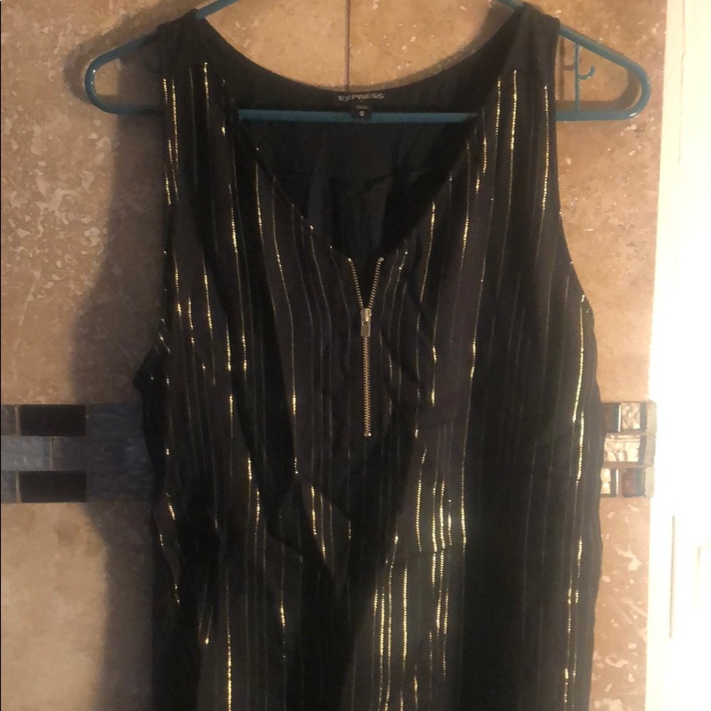 Black and Gold Express Tank